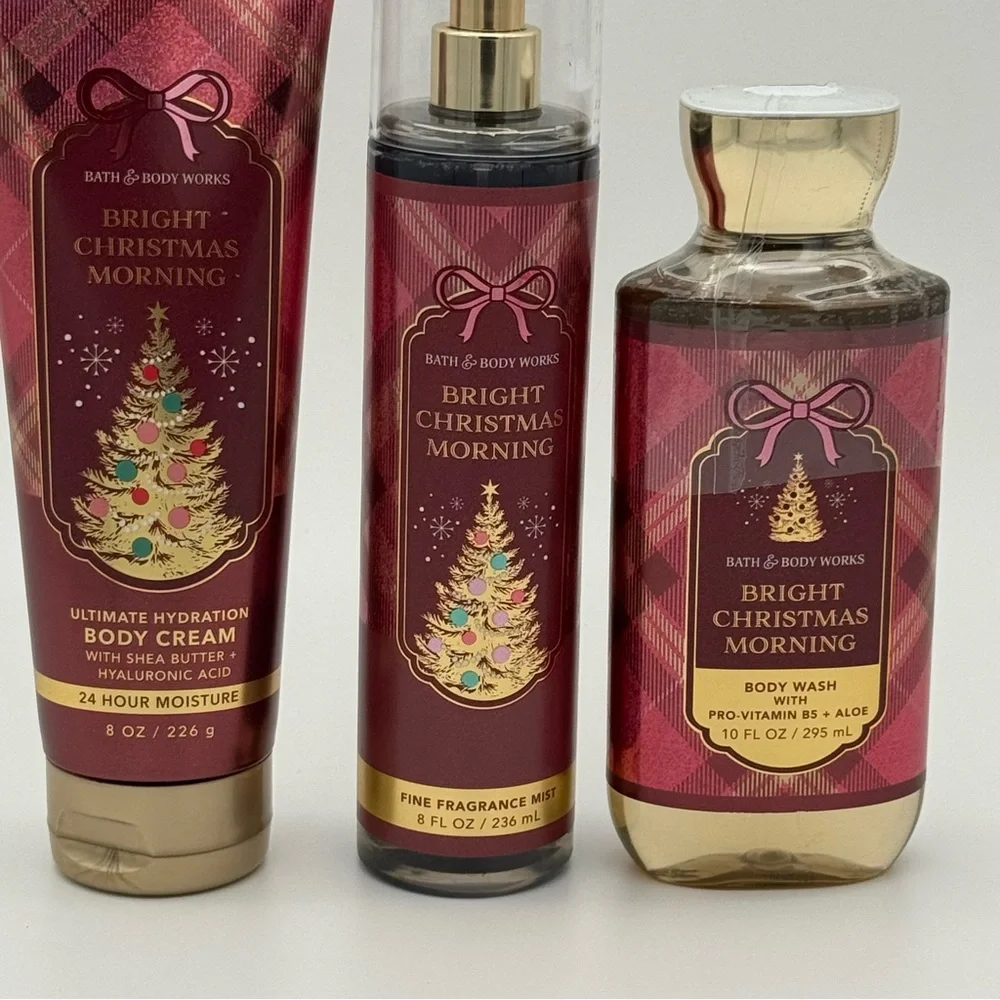 Bath & Body Works Bright Christmas Morning Body Care Gift Set NWT